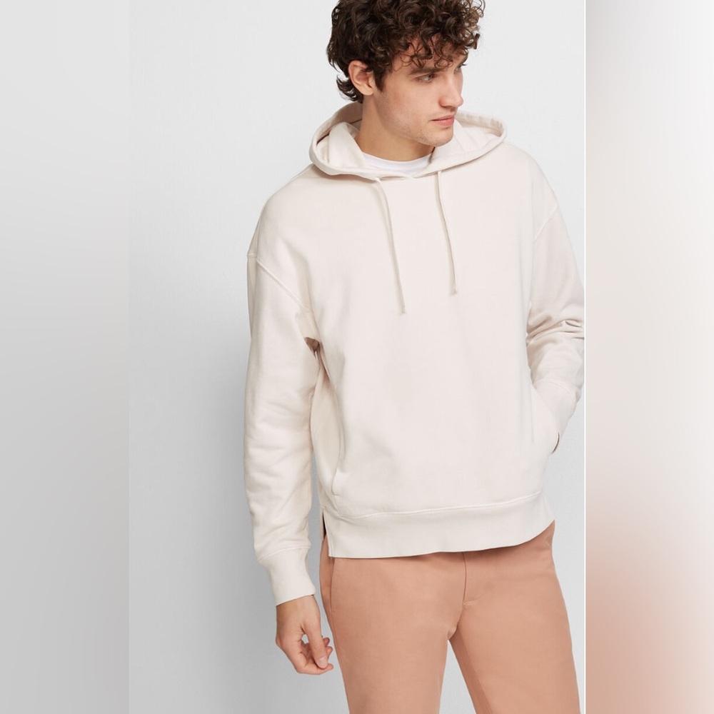 CLUB MONACO Garment-Dyed Hoodie size extra small